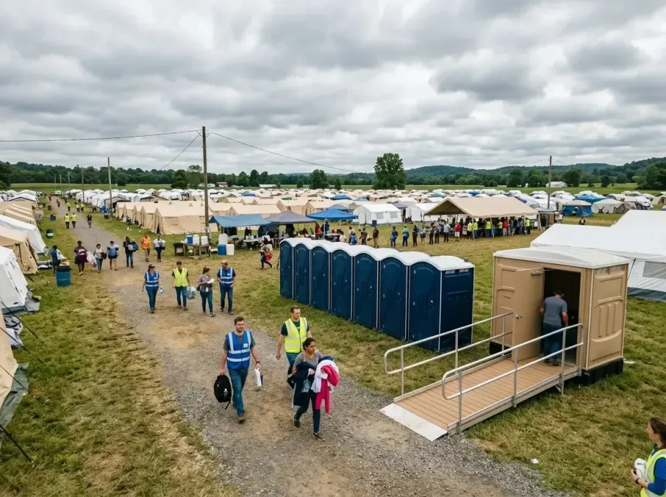 disaster-relief-camp-restrooms-010 — frequently asked questions, Dumpster & Portable Bathrooms Rental in Sandston, VA